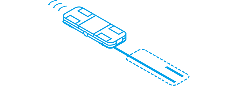 高精度位置決めも可能