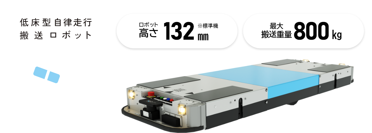 低床型自律走行搬送ロボット「TAR」