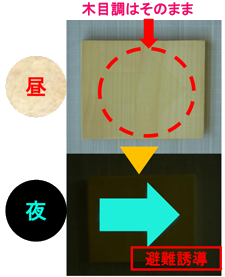 高透明性蓄光材の特長