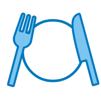 友人と食事