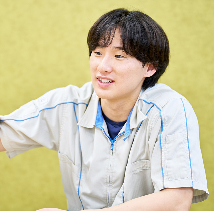 ものづくりの経験が、 営業としての言葉に説得力をくれる。